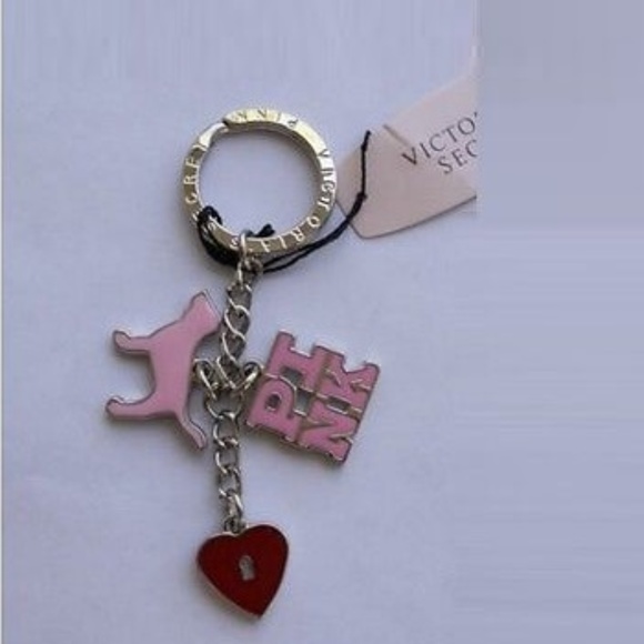 Victoria's Secret Pink Dog Key Chain Rare - Picture 2 of 8